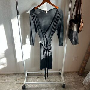 Banana Republic Black Wrap Dress